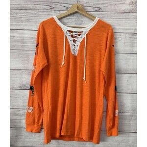 Victoria’s Secret Pink Here For The Boos Sequin Bling Halloween Shirt S